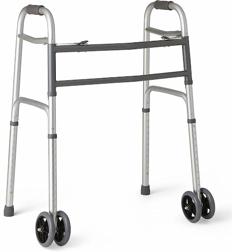 2. Medline Heavy Duty Folding Walker