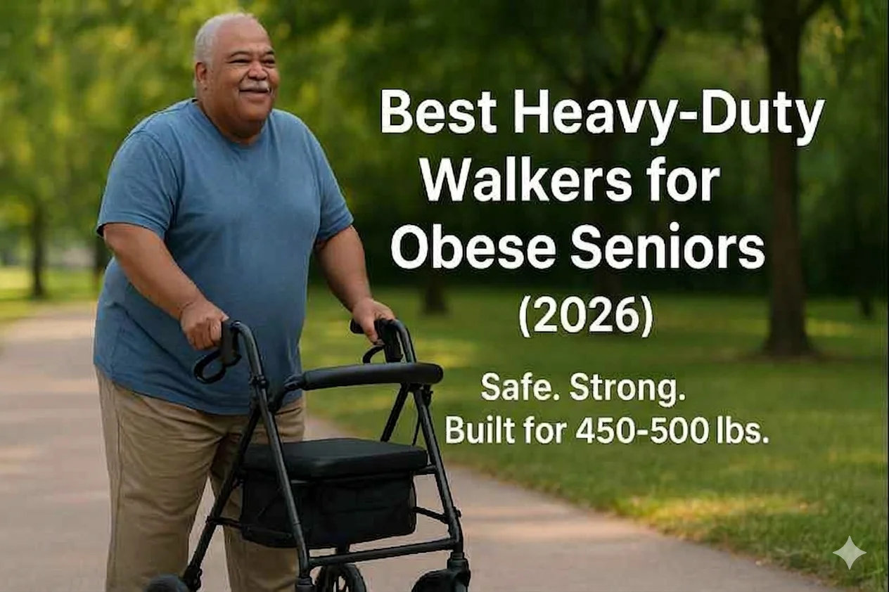Best heavy-duty walkers for obese seniors