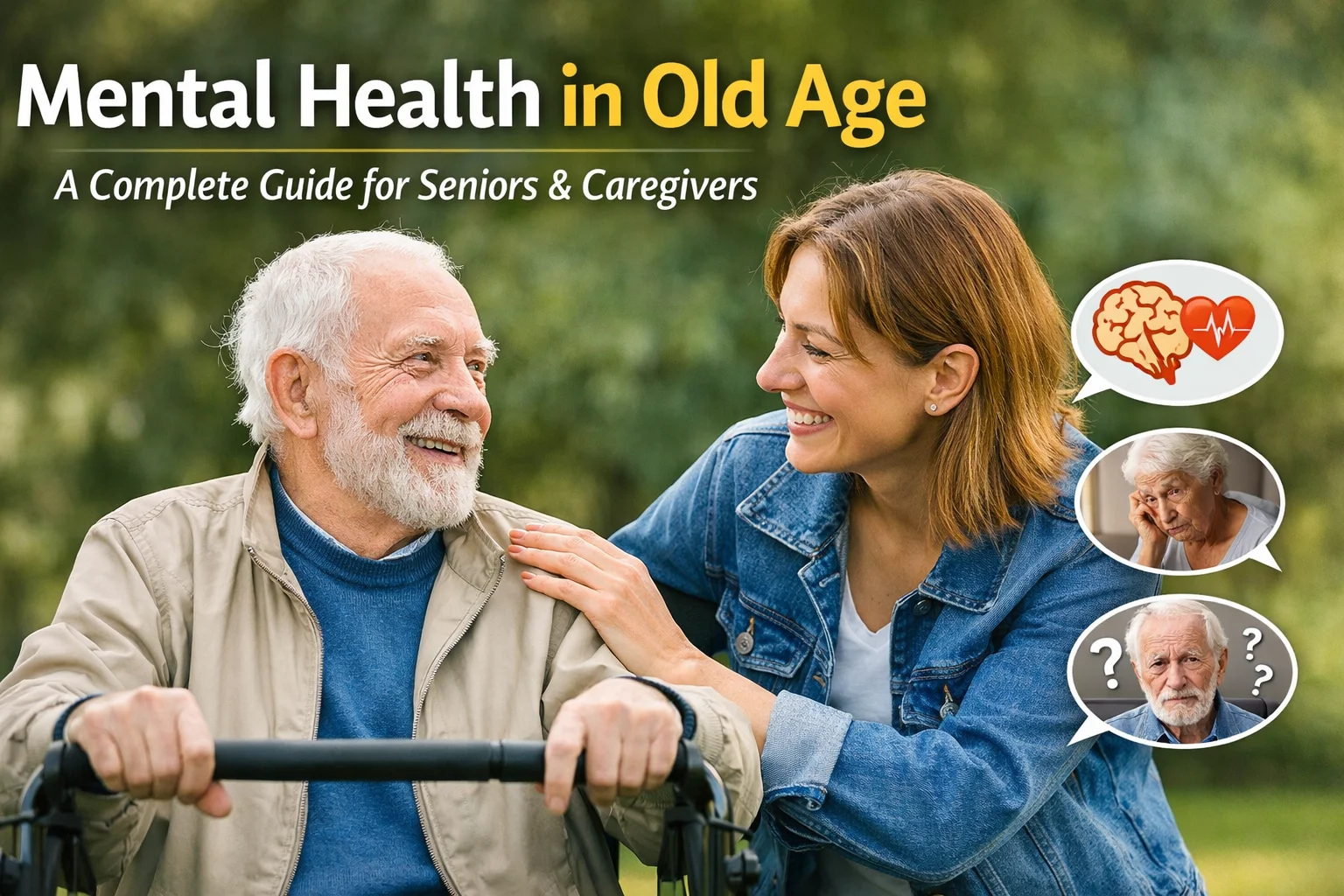 Mental health in old age guide for seniors and caregivers
